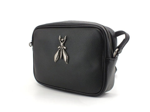PATRIZIA PEPE Borsa Tracolla Pelle Logo Nero 2VA051-A4U8W - Sandrini Calzature e Abbigliamento