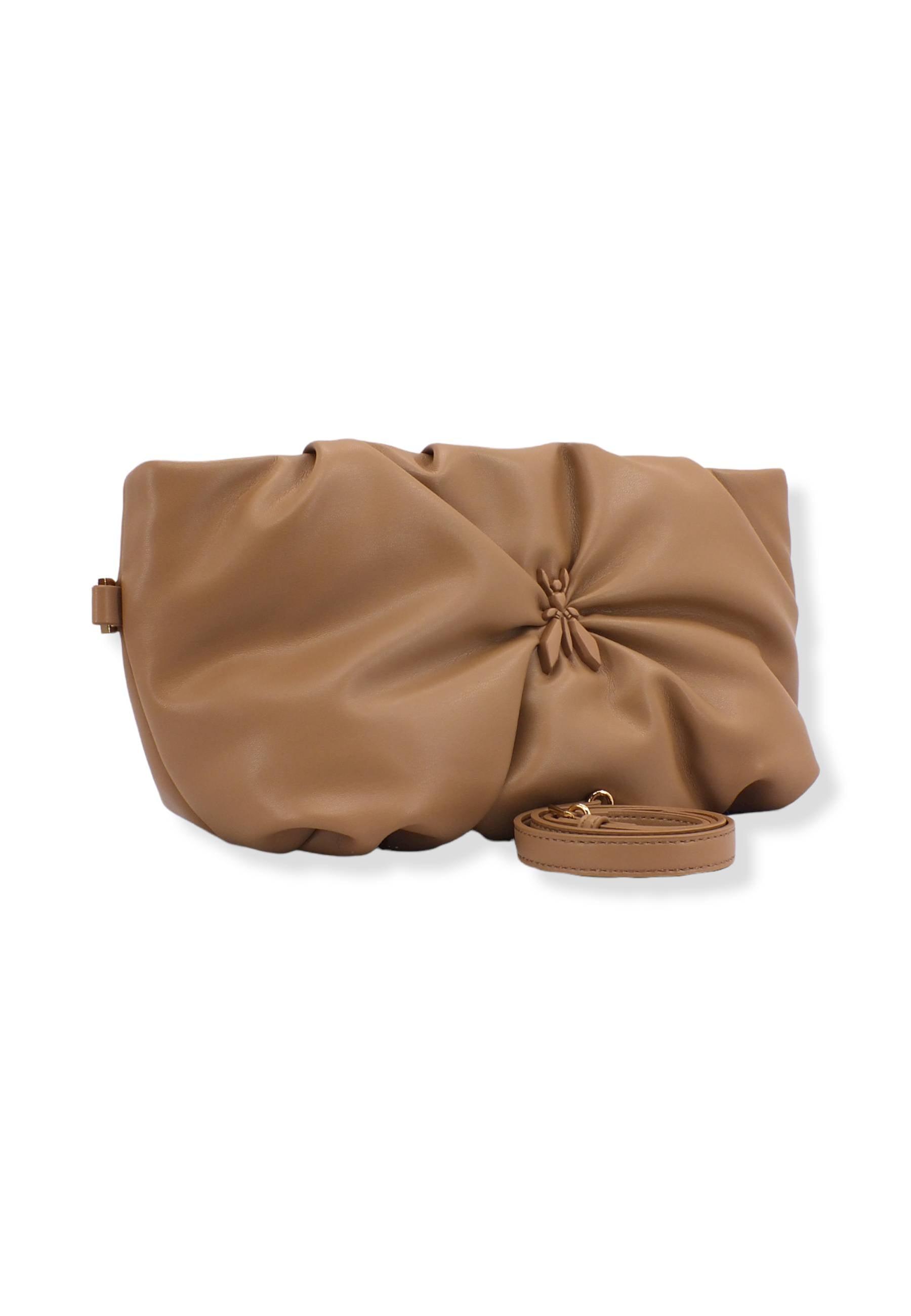 PATRIZIA PEPE Borsa Tracolla Shoulder Bag Marrone Ocean Sand 8B0081-E010 - Sandrini Calzature e Abbigliamento