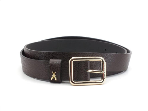 PATRIZIA PEPE Cintura Pelle Logo Ebony 2V6408-A4U8 - Sandrini Calzature e Abbigliamento