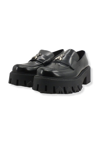 PATRIZIA PEPE Mocassino Donna Tacco Largo Platform Nero 8Z0009-L052 - Sandrini Calzature e Abbigliamento