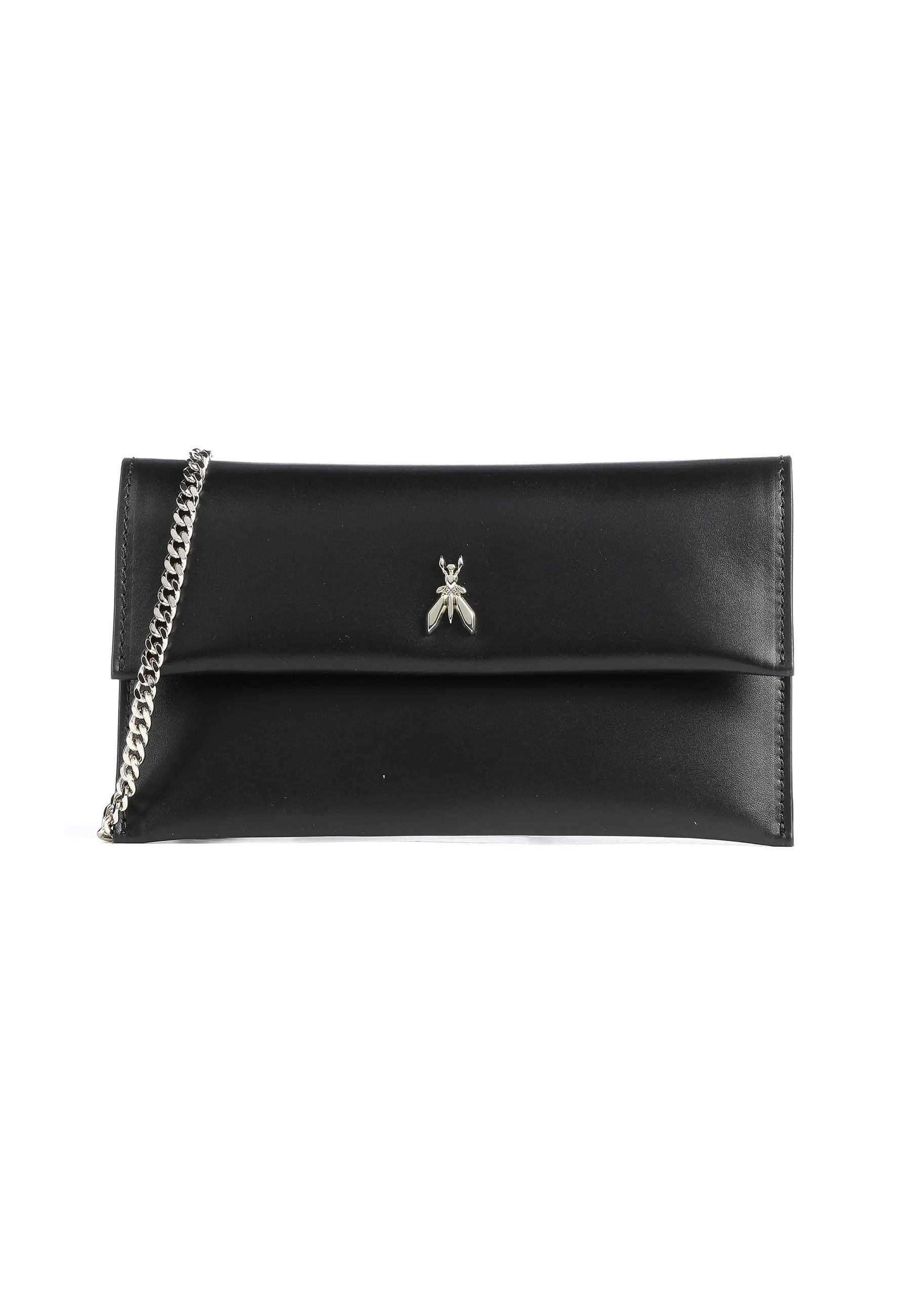 PATRIZIA PEPE Pochette Black Light Gold 2B0050-L011 - Sandrini Calzature e Abbigliamento