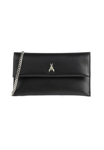 PATRIZIA PEPE Pochette Black Light Gold 2B0050-L011 - Sandrini Calzature e Abbigliamento