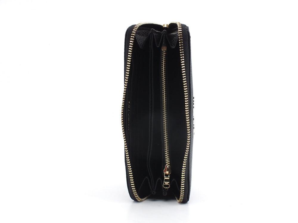 PATRIZIA PEPE Portafoglio Pelle Zip Black 2V4879-A4U8N - Sandrini Calzature e Abbigliamento