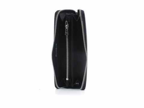 PATRIZIA PEPE Portafoglio Zip Around Logo Black 2VA020-A4U8W - Sandrini Calzature e Abbigliamento