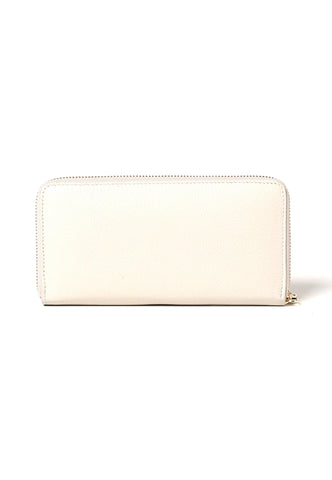 PATRIZIA PEPE Portafoglio Zip Donna Off White CQ4879-L001 - Sandrini Calzature e Abbigliamento
