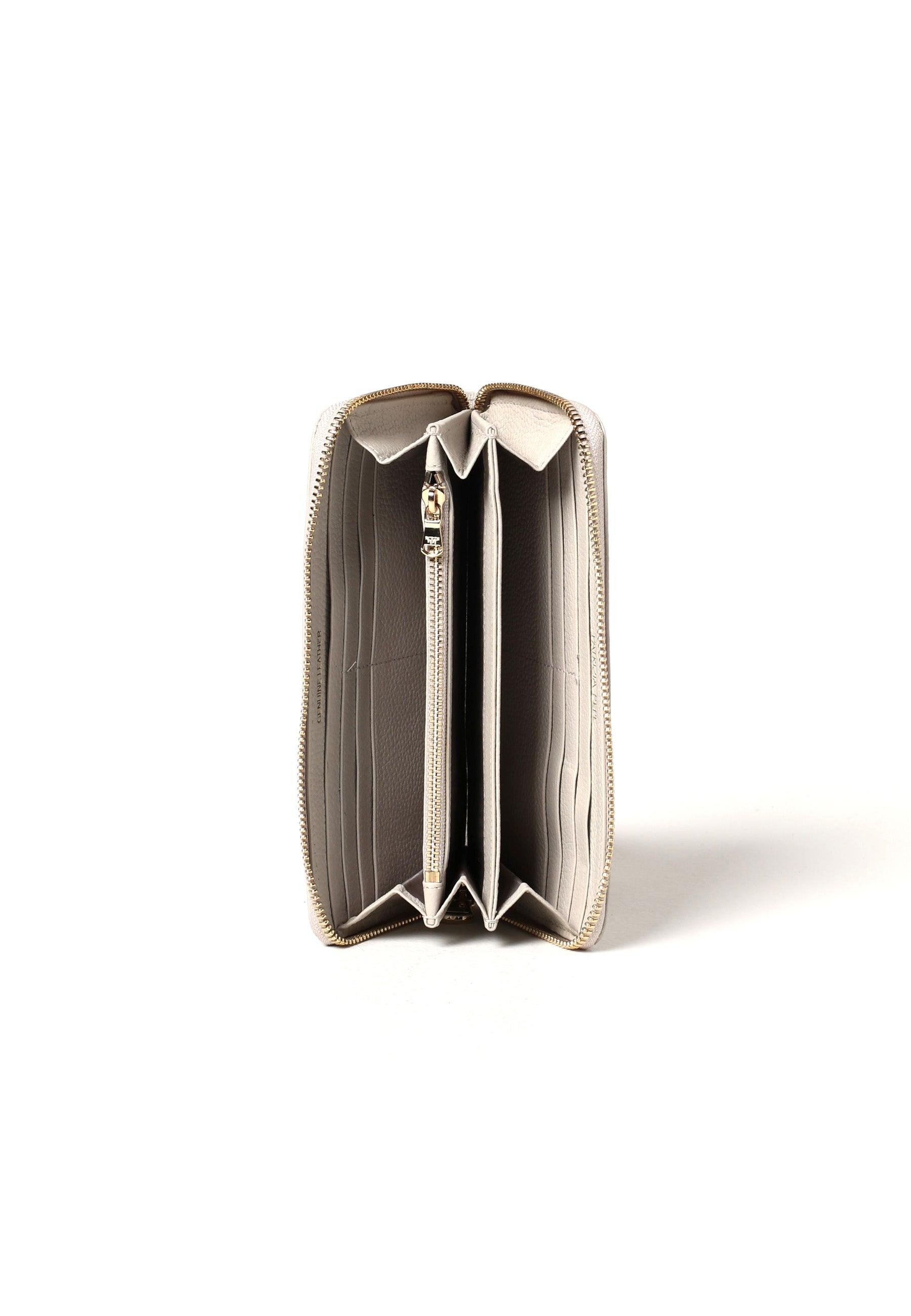 PATRIZIA PEPE Portafoglio Zip Donna Off White CQ4879-L001 - Sandrini Calzature e Abbigliamento