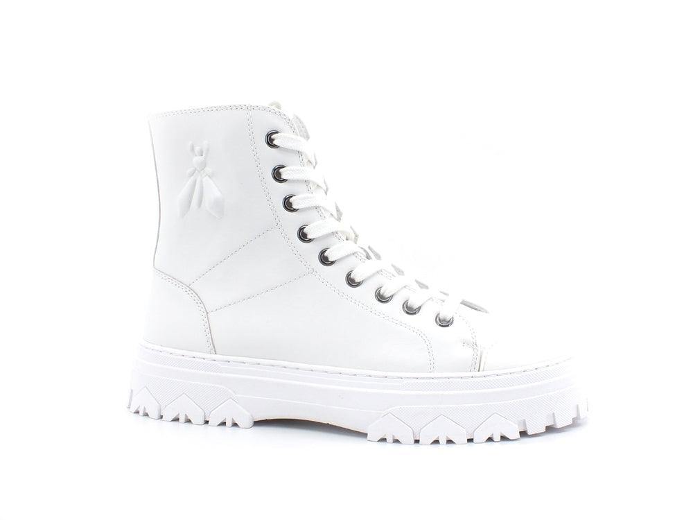 PATRIZIA PEPE Sneaker Carrarmato Hi Pelle White 2VA449-A3KW - Sandrini Calzature e Abbigliamento