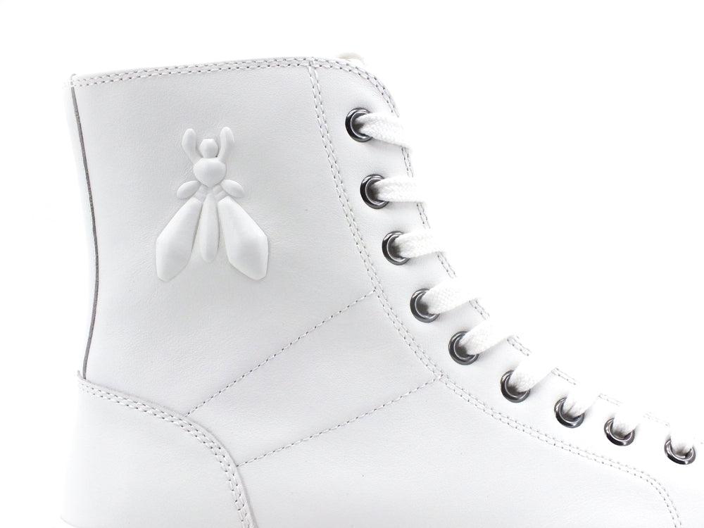 PATRIZIA PEPE Sneaker Carrarmato Hi Pelle White 2VA449-A3KW - Sandrini Calzature e Abbigliamento