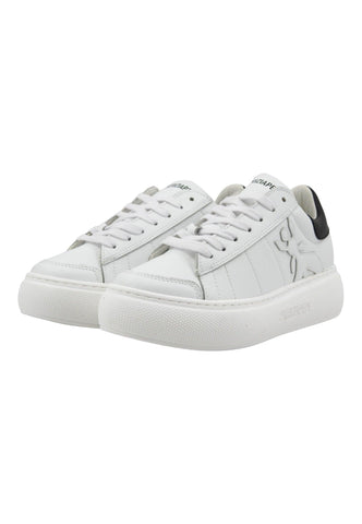 PATRIZIA PEPE Sneaker Donna White Black 8Z0080-E028 - Sandrini Calzature e Abbigliamento