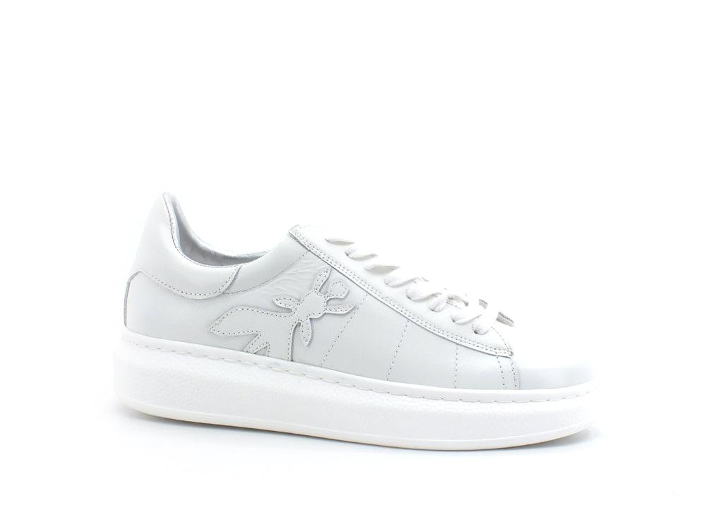 PATRIZIA PEPE Sneaker Logo Ape Laterale White Bianco CZ9708L011-W146 - Sandrini Calzature e Abbigliamento