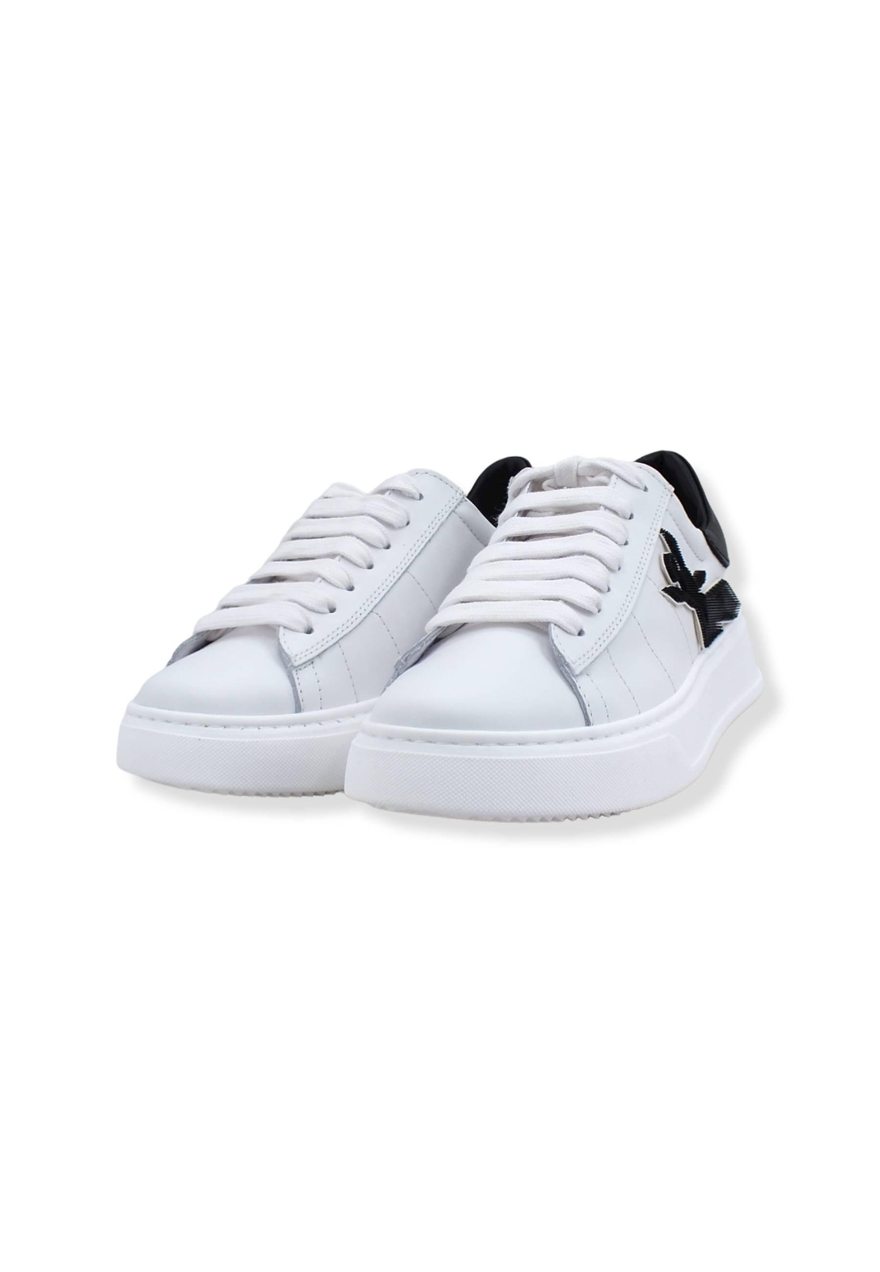PATRIZIA PEPE Sneaker Logo Ape Sneaker Donna White Black 8Z9708-L011 - Sandrini Calzature e Abbigliamento