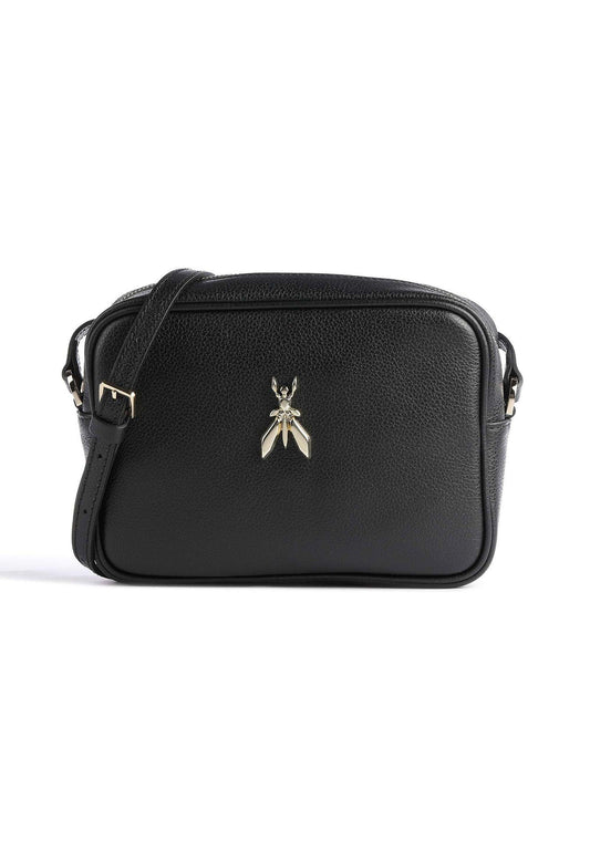 PATRIZIA PEPE Tracolla Crossbody Black Light Gold 8B0101-L001 - Sandrini Calzature e Abbigliamento