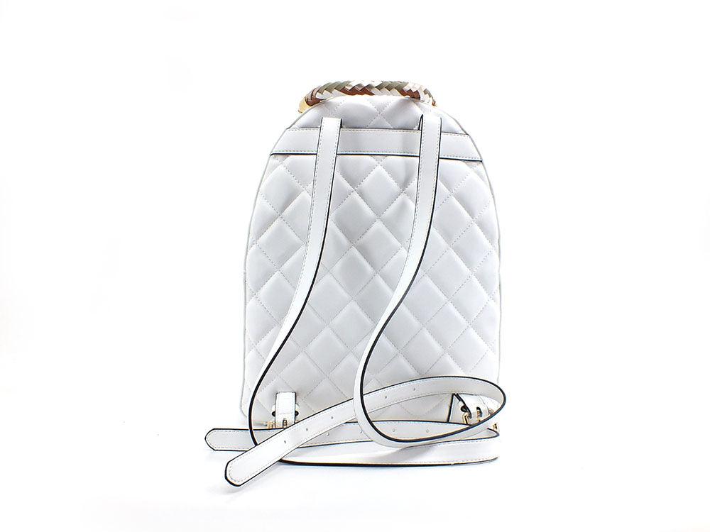 POLLINI Backpack Zaino Logo Catena Bianco SC4557PP0ESB0100 - Sandrini Calzature e Abbigliamento