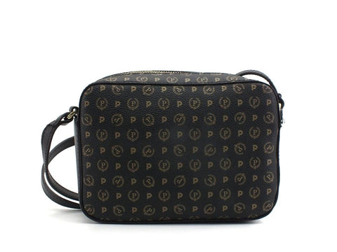 POLLINI Borsa Crossbody Shoulder Bag Loghi Nero TE8414PP03Q1100A - Sandrini Calzature e Abbigliamento