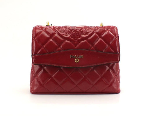 POLLINI Borsa Flap Trapuntata Lux Amaranto Rosso SC4511PP0DSJ0511 - Sandrini Calzature e Abbigliamento