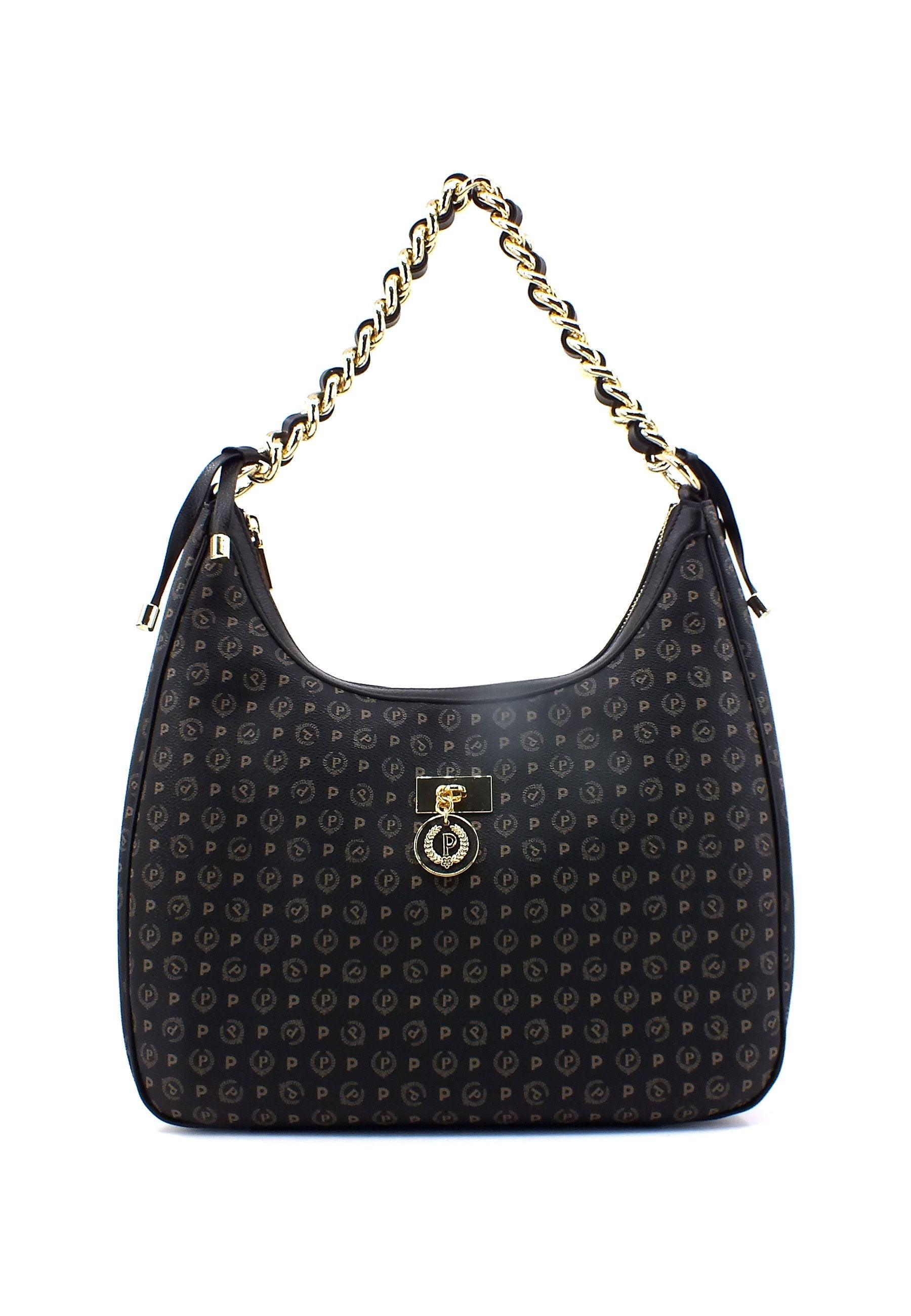 POLLINI Borsa Hobo Nero TE8519PP0HQ1100A - Sandrini Calzature e Abbigliamento