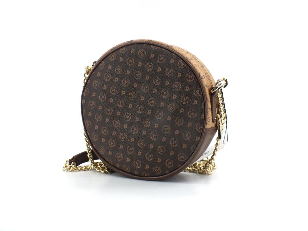 POLLINI Borsa Pochette Tonda Catena Marrone Crema TE8455PP0BQ5330A - Sandrini Calzature e Abbigliamento