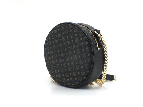 POLLINI Borsa Pochette Tonda Catena Nero TE8455PP0BQ1100A - Sandrini Calzature e Abbigliamento
