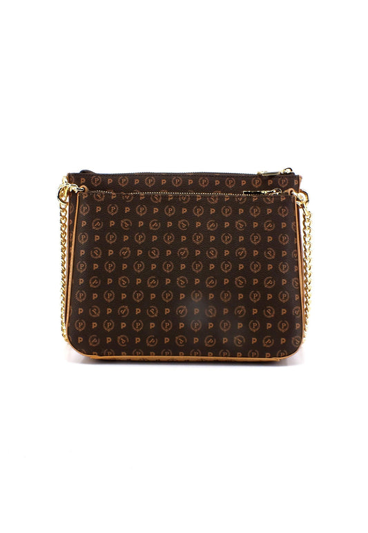 POLLINI Borsa Shoulder Con Pochette Crema Marrone TE8469PP0DQ5330A - Sandrini Calzature e Abbigliamento