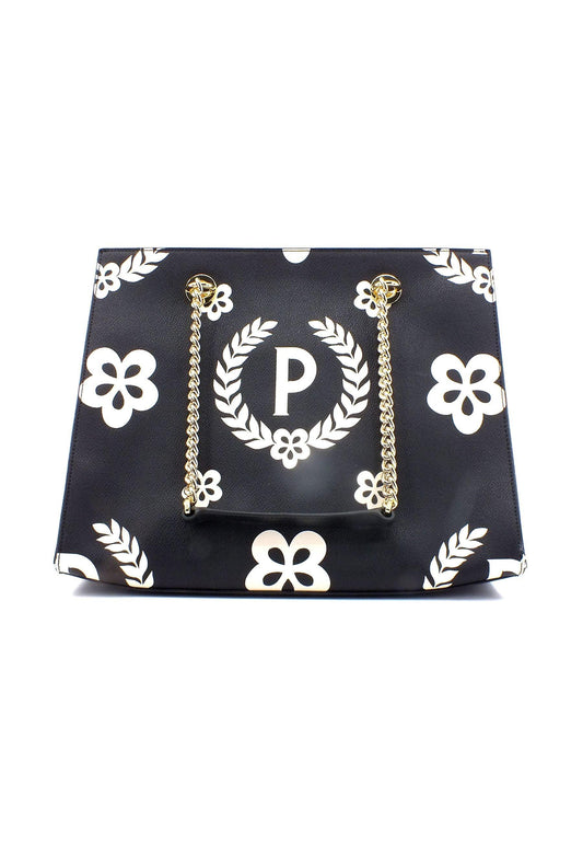 POLLINI Borsa Tote Big Nero TE8472PP0DQ1E00A - Sandrini Calzature e Abbigliamento