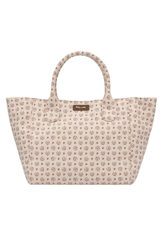 POLLINI Borsa Tote Donna Avorio Marrone TE8481PP0EQ6D11D - Sandrini Calzature e Abbigliamento