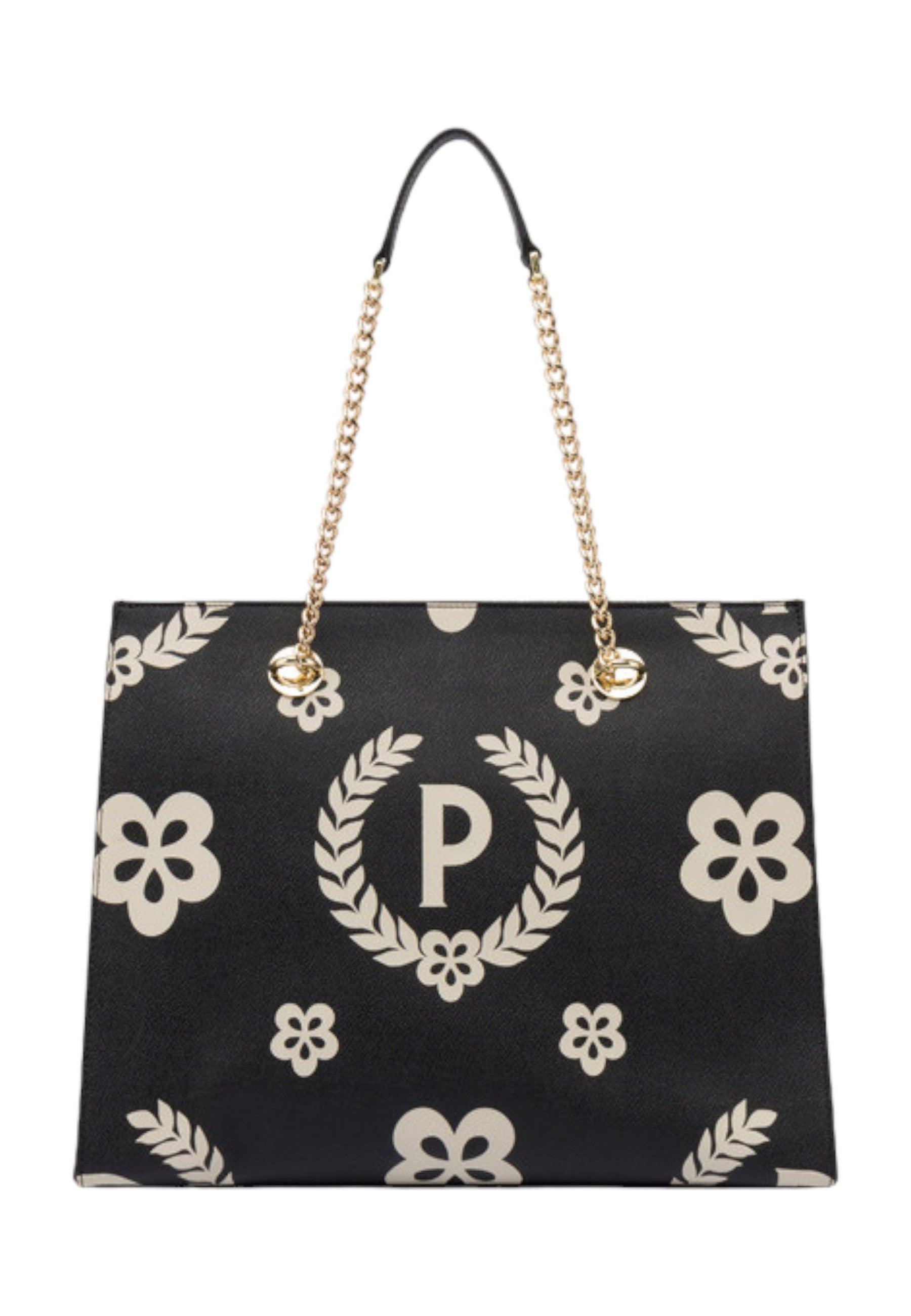 POLLINI Borsa Tote Donna Nero TE8472PP0DQ1E00A - Sandrini Calzature e Abbigliamento