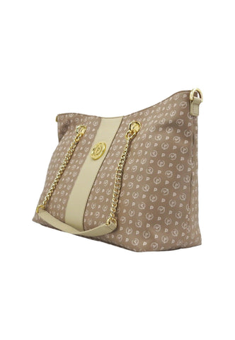 POLLINI Borsa Tote Large Donna Beige Avorio TE8478PP0EQ2610A - Sandrini Calzature e Abbigliamento