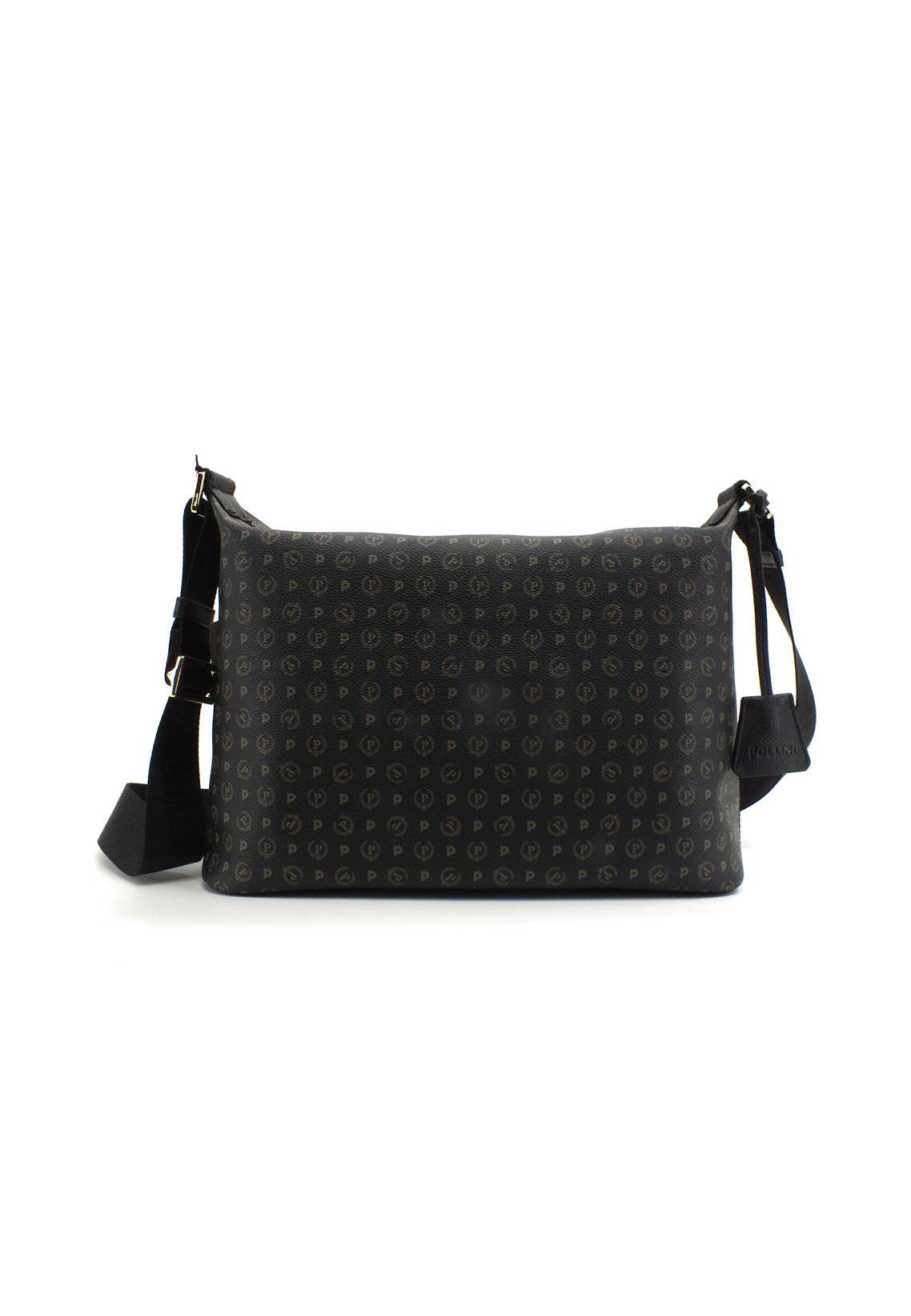 POLLINI Borsa Tracolla Hobo Mid Loghi Nera TE8400PP02Q1100A - Sandrini Calzature e Abbigliamento