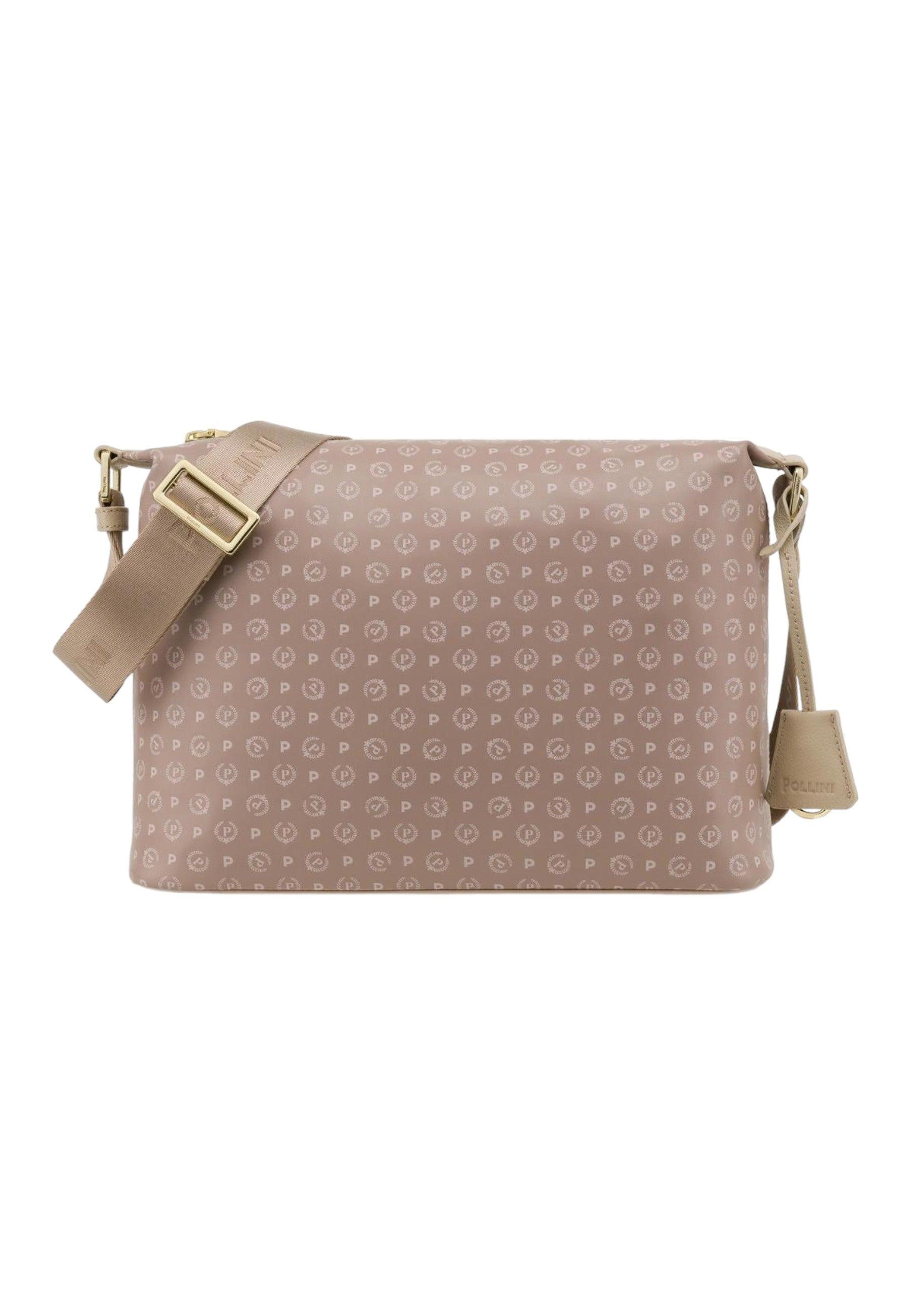 POLLINI Borsa Tracolla Messanger Donna Beige Avorio TE8400PP02Q2610A - Sandrini Calzature e Abbigliamento