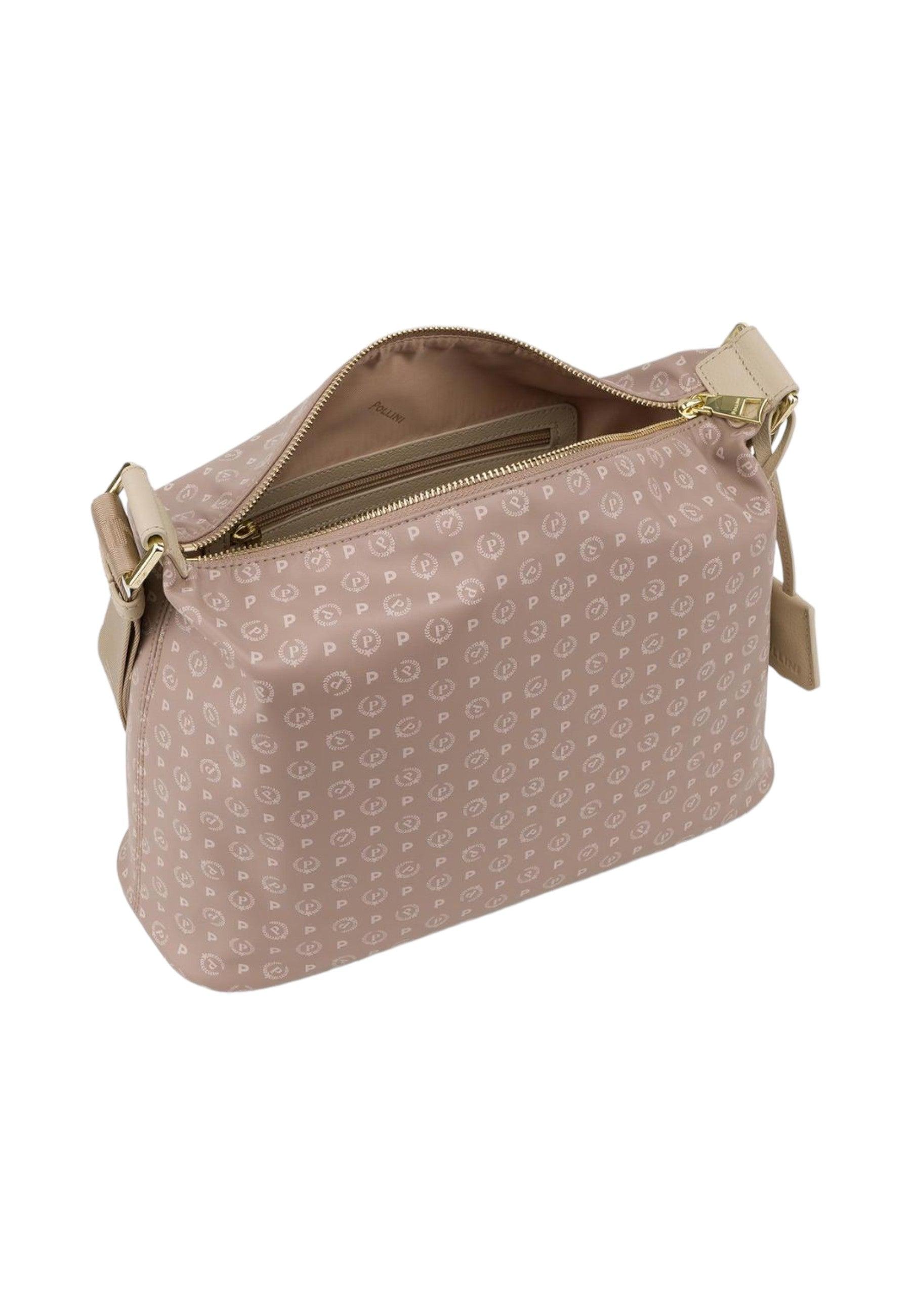 POLLINI Borsa Tracolla Messanger Donna Beige Avorio TE8400PP02Q2610A - Sandrini Calzature e Abbigliamento