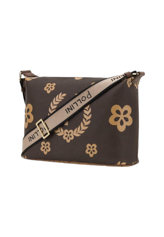 POLLINI Borsa Tracolla Messanger Donna Marrone Crema TE8400PP02Q1E11A - Sandrini Calzature e Abbigliamento