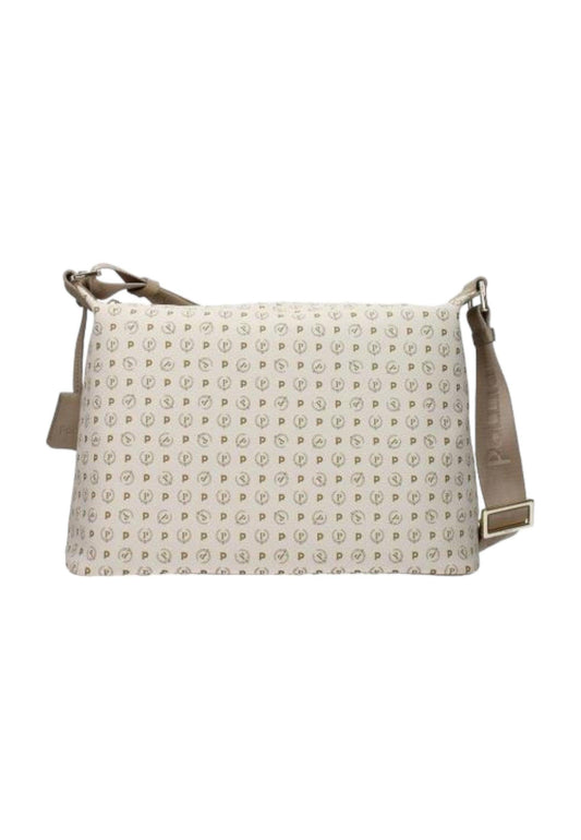 POLLINI Borsa Tracolla Messenger Donna Avorio Ghiaccio TE8400PP02Q1110A - Sandrini Calzature e Abbigliamento