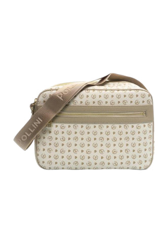 POLLINI Borsa Tracolla Messenger Donna Avorio Ghiaccio TE8402PP02Q1110A - Sandrini Calzature e Abbigliamento