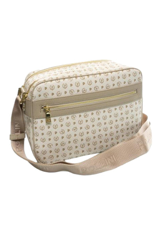 POLLINI Borsa Tracolla Messenger Donna Avorio Ghiaccio TE8402PP02Q1110A - Sandrini Calzature e Abbigliamento