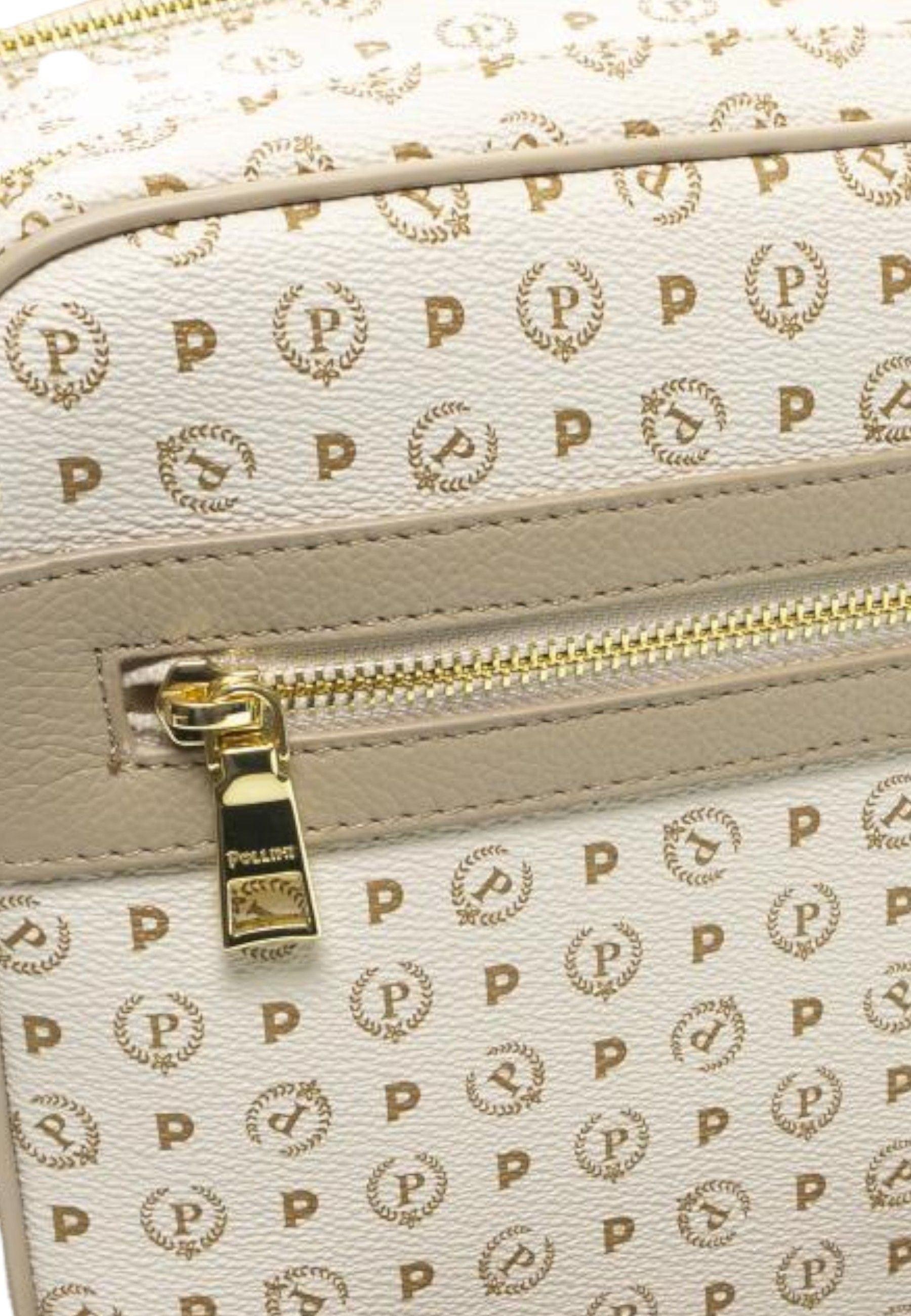 POLLINI Borsa Tracolla Messenger Donna Avorio Ghiaccio TE8402PP02Q1110A - Sandrini Calzature e Abbigliamento