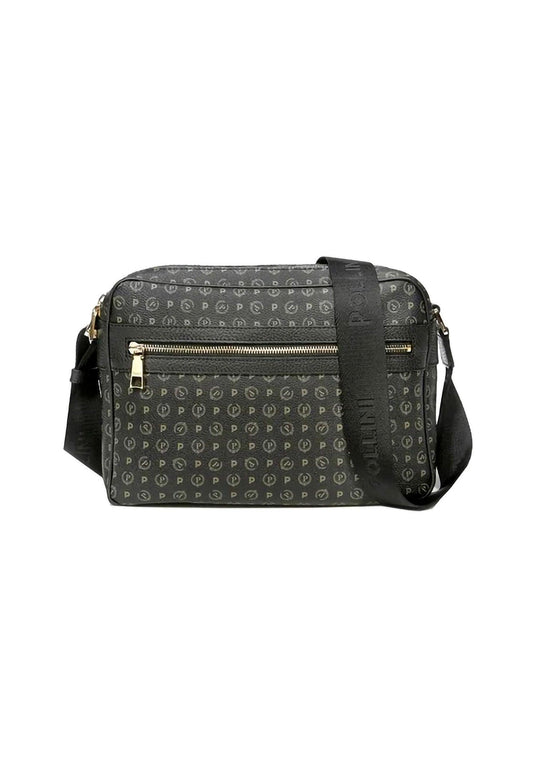 POLLINI Borsa Tracolla Messenger Nero TE8402PP02Q1100A - Sandrini Calzature e Abbigliamento