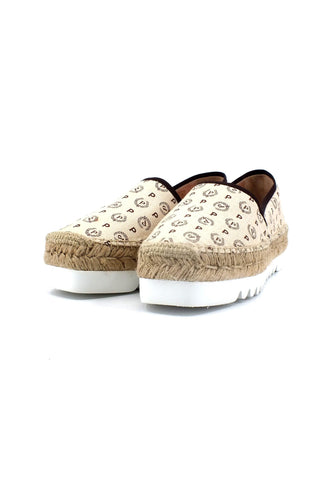 POLLINI Espadrillas Slip On Donna Beige Marrone TA10124G0EQ6D11D - Sandrini Calzature e Abbigliamento