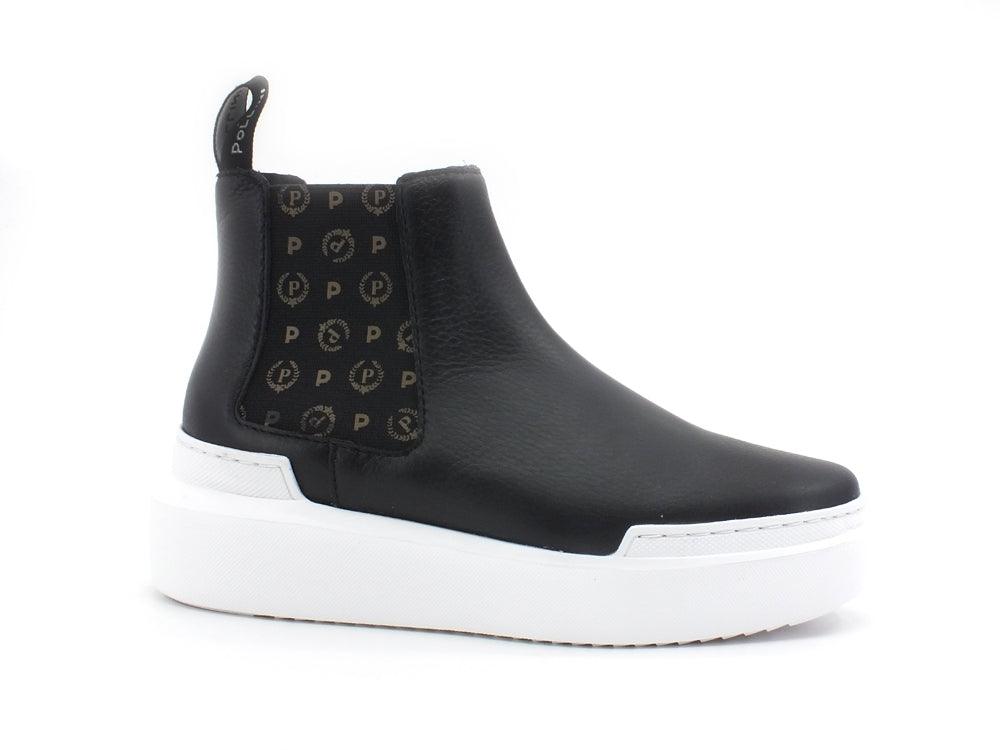 POLLINI Polacco Stivaletto Platform Elastic Nero TA15154G0DQ1F00A - Sandrini Calzature e Abbigliamento