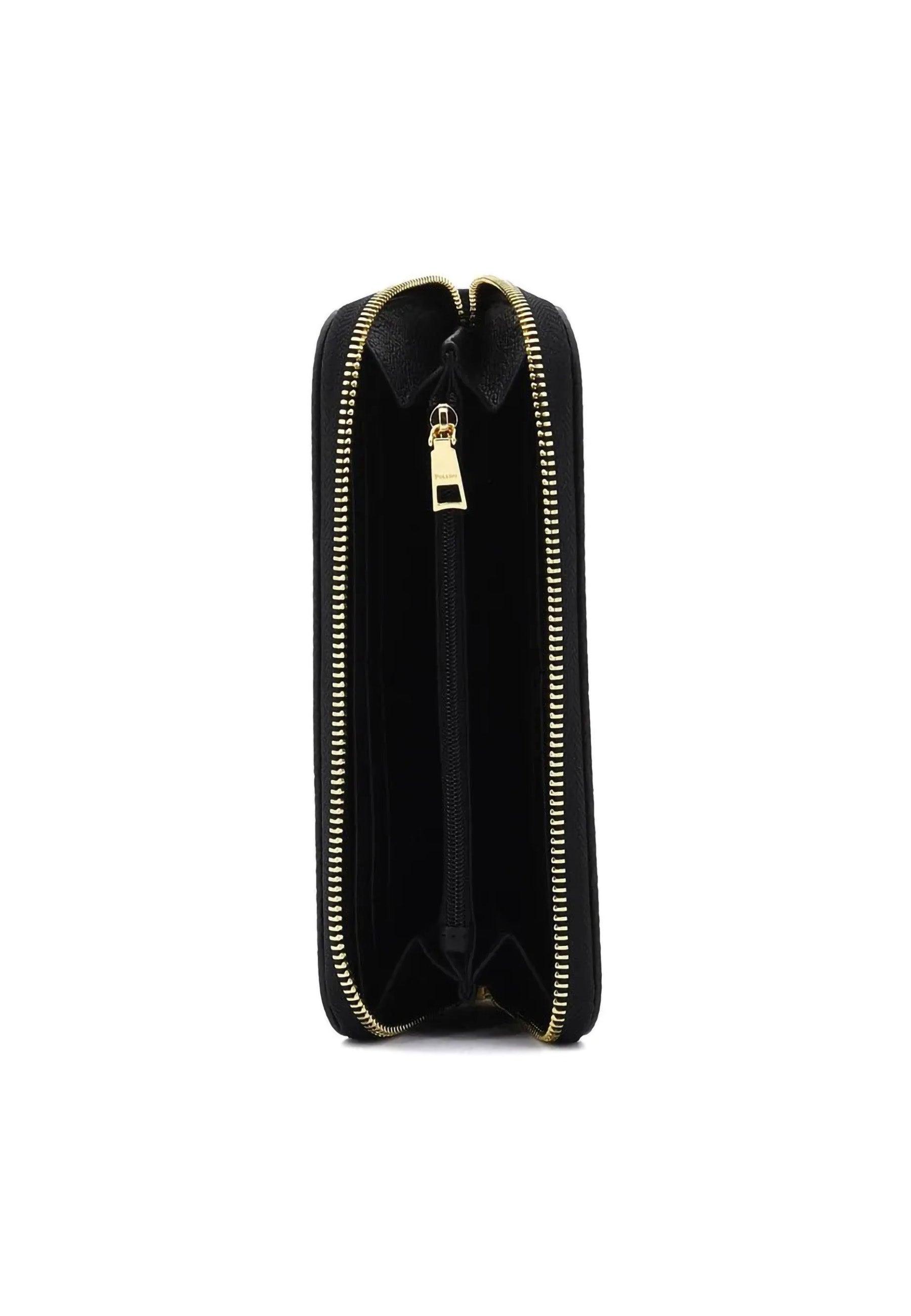 POLLINI Portafoglio Donna Nero Bianco TE9001PP02Q1E00A - Sandrini Calzature e Abbigliamento