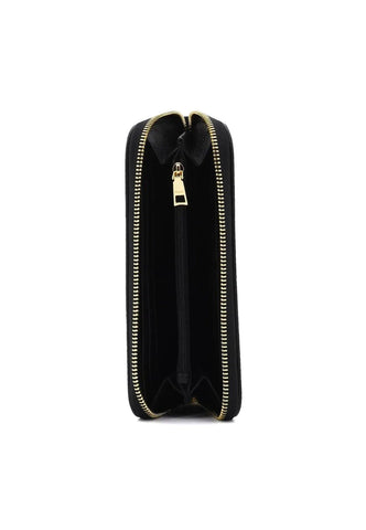 POLLINI Portafoglio Donna Nero Bianco TE9001PP02Q1E00A - Sandrini Calzature e Abbigliamento