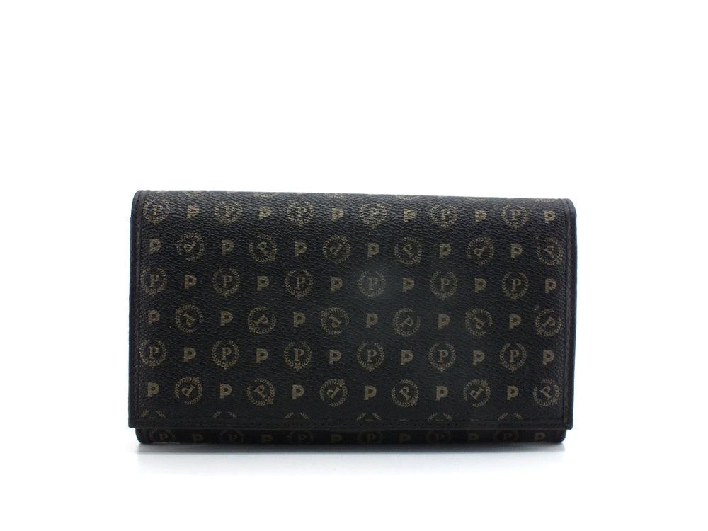 POLLINI Portafoglio Heritage Bottone Loghi Nero TE9000PP02Q1100A - Sandrini Calzature e Abbigliamento