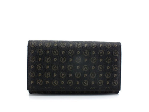 POLLINI Portafoglio Heritage Bottone Loghi Nero TE9000PP02Q1100A - Sandrini Calzature e Abbigliamento