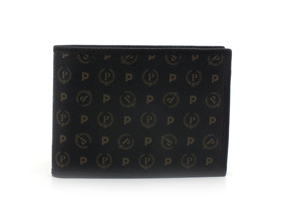 POLLINI Portafoglio Heritage Loghi Nero TF9100PP02Q1100A - Sandrini Calzature e Abbigliamento