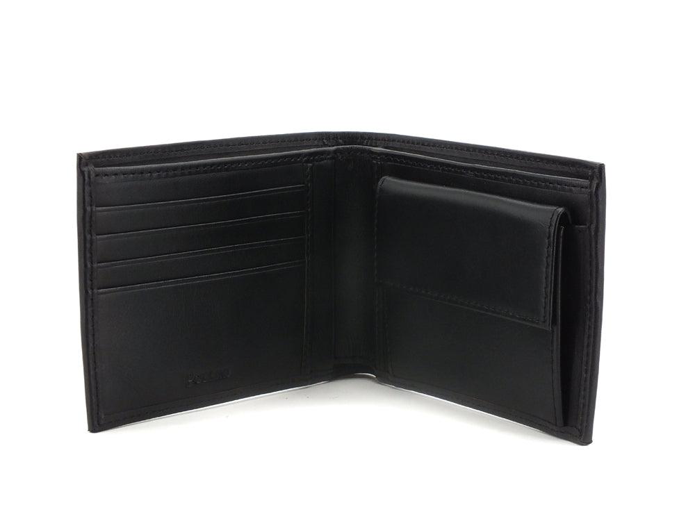 POLLINI PORTAFOGLIO UOMO PELLE NERO PF9170PP07BD100A - Sandrini Calzature e Abbigliamento