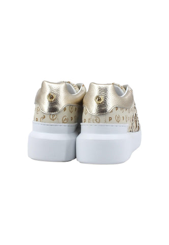 POLLINI Sneaker Donna Avorio Platino TA15064G0AQ1110H - Sandrini Calzature e Abbigliamento
