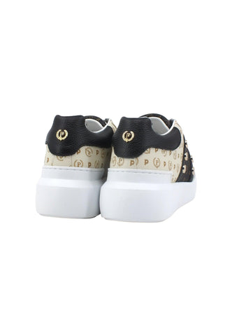 POLLINI Sneaker Donna Bicolor Nero Avorio TA15324G0GQ5300A - Sandrini Calzature e Abbigliamento