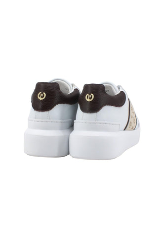 POLLINI Sneaker Donna Marrone Bianco TA15034G07Q1A10D - Sandrini Calzature e Abbigliamento