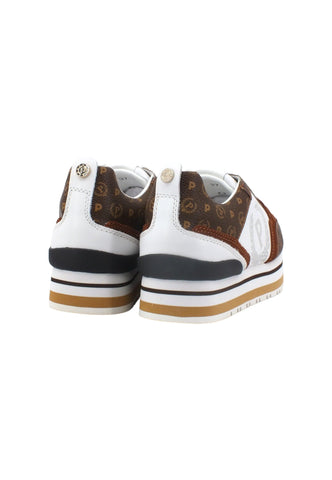 POLLINI Sneaker Donna Marrone Bianco TA15333G0GQ1030A - Sandrini Calzature e Abbigliamento
