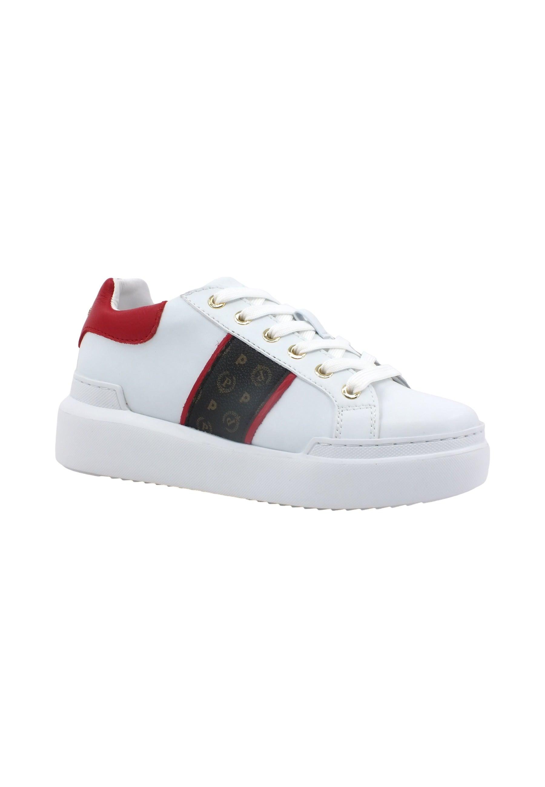 POLLINI Sneaker Donna Nero Bianco TA15034G07Q1A00B - Sandrini Calzature e Abbigliamento