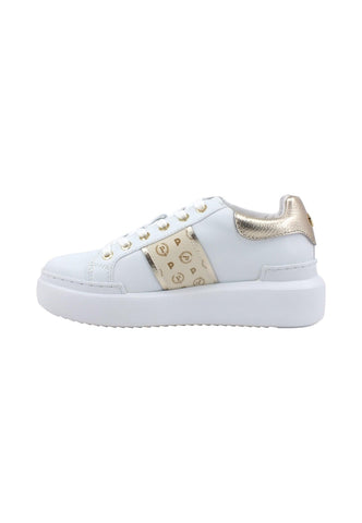 POLLINI Sneaker Donna Platino Bianco TA15034G07Q1A10H - Sandrini Calzature e Abbigliamento